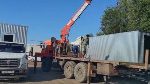 24 июля 24 г Отгружены 3 бытовки на металлокаркасе, 1 шт отправлена на вездеходе