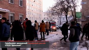 Учебная пожарная тревога в общежитии ДГТУ