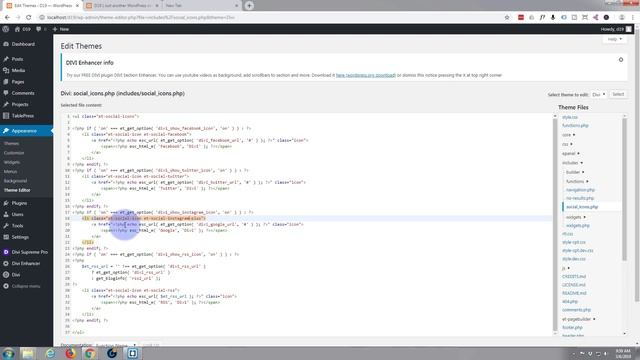 Divi Theme Add YouTube And Instagram Icons To The Menu and Footer смотреть онлайн