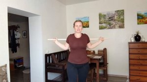 Упражнения с гимнастической палкой/Оздоровительная физкультура