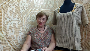 Блузон "Мария". Мастер-класс по вязанию крючком от О. С. Литвиной.