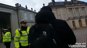 Guard Changing Ceremony of Amalienborg Palace Copenhagen Denmark / Tamil