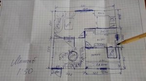 план бани 6 на 6 метров.