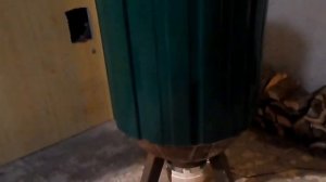 печка. бубафоня-тепловая пушка на твердом топливе