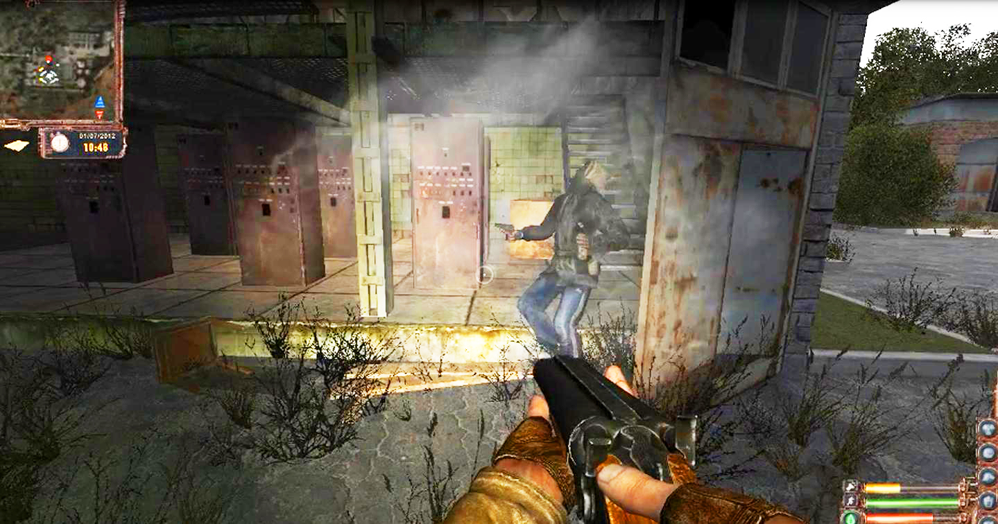 S.t.a.l.k.e.r. lost alpha.Задание Волка зачистить фабрику. смотреть онлайн