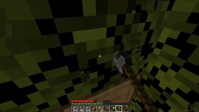 Minecraft часть 1 Начинаю строить свой дом в холме, играя с друзьями на сервере смотреть онлайн