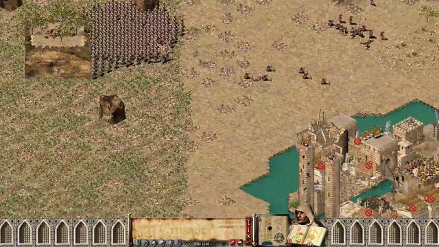 Stronghold Crusader HD - KI Kämpfe mit Patch - Friedrich und Sheriff vs Wazir, Nizar und Sultan 3 смотреть онлайн