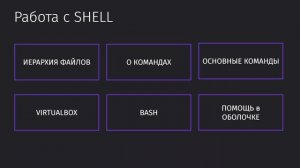 6 Работа с SHELL