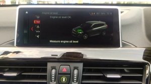 How to check BMW engine oil level.. (X1,X2,X3)