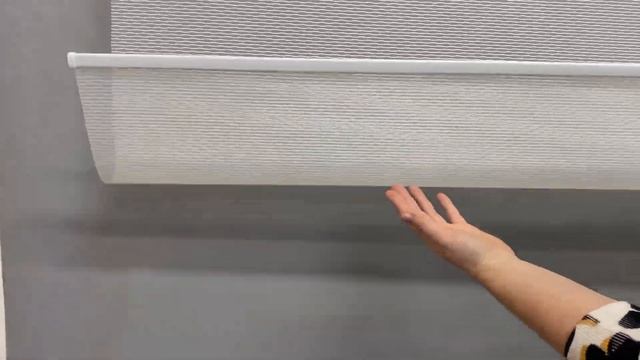 Большая рулонная штора с эффектом тюля "Волна" смотреть онлайн