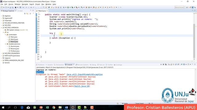 Conversion de tipos de Datos y Uso de Try Catch en Java смотреть онлайн