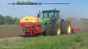 Внесение удобрений technik plus front turbo с kverneland strip till