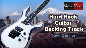 The Best Hard Rock Guitar Backing Track E minor