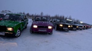 Соревнования по дрифту. Озеро Ханто.