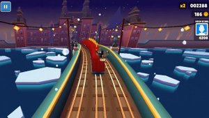 SUBWAY SURFERS:САБВЕЙ СЕРФ! ПОДРУЖИЛЯ С ДЕДОМ МОРОЗОМ!МУЛЬТИКИ!ДЕТСКИЕ МУЛЬТИКИ! МУЛЬТИКИ ДЛЯ ДЕЕЙ!
