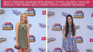 DatSyn News - Best Friends Whenever Disney Star Lauren Taylor rocks the RDMA red carpet