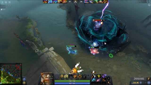 Dota 2 All Pick Monkey King Охота на курьера Witch Blade  7.29d 02_06_2021