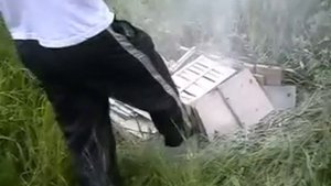 Тест огнетушителя ОП2, купленного в Ашане.