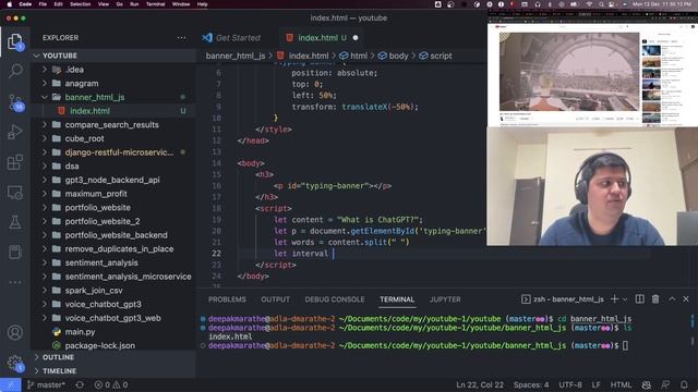How to Create a Banner With Moving Text using HTML and JavaScript