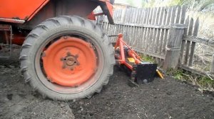 Почвофреза в работе