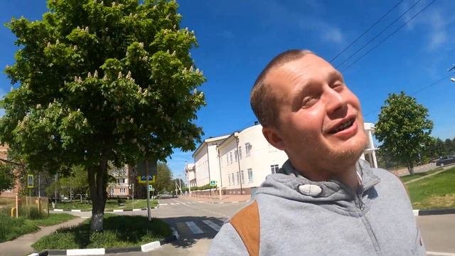 Моноколесо. Катаюсь по деревне в центре