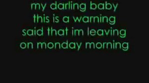 Melanie Fiona - Monday Morning (((lyrics))) HQ