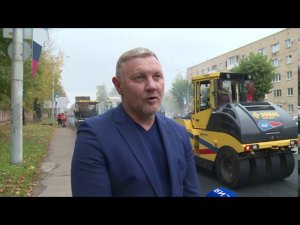 Ремонт дорог на улицах Фрунзе и 12 лет Октября в Смоленске идёт полным ходом