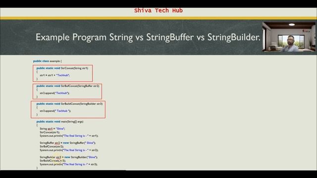 #10 Java - String | StringBuffer |  StringBuilder | Java Tutorials