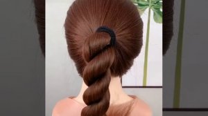 Как заплести жгут. Коса из 2 прядей. Простые прически на длинные волосы.