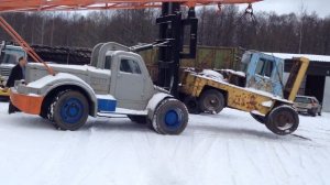 львовский погрузчик работает часть 1