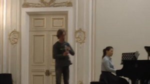 Лев Журавский - кларнет, Мария Деревягина - фортепиано Дж. Россини Интродукция, Тема и Вариации