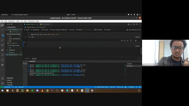 B6 W2 D4 Tutorial -ML Flow and DVC смотреть онлайн