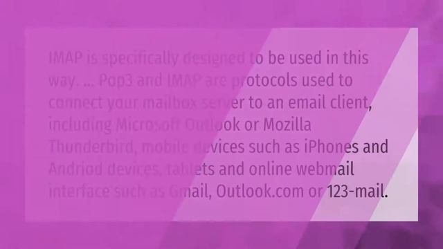 What does IMAP mail Outlook COM mean? смотреть онлайн