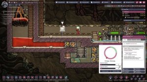 Разработка вулкана и баг застывания. Oxygen Not Included Гайд.
