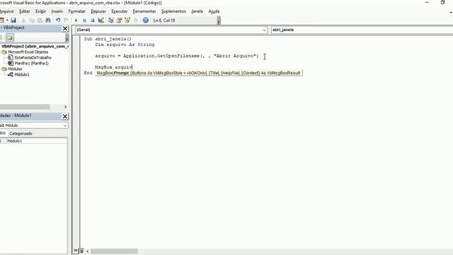 GetOpenFilename: Aprenda a utilizar a função GetOpenFilename para ajudar a abrir um arquivo no VBA смотреть онлайн