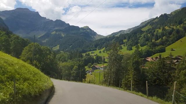 Switzerland scenic drive. смотреть онлайн