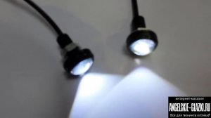 Точечный светодиод ДХО Орлиный Глаз Белый+Желтый