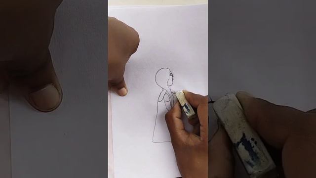 Girl drawing easy #short