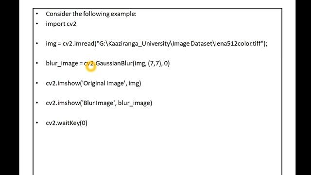 #Gaussian Blur|How to Make An Image Blur|Practical Image Processing Using Open Cv Python|Lecture#6