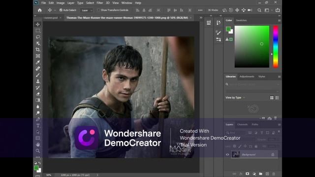 Photo To Oil Painting Effect [With Out Oil Filter] Photoshop Tutorial смотреть онлайн