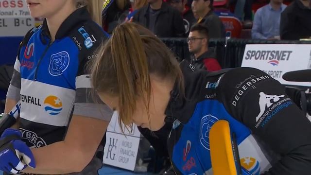 Jennifer Jones scores whopping seven against struggling Anna Hasselborg ([SF-1E] 2017 Masters) смотреть онлайн