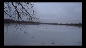 Из декабря в март! Рыбалка на диком озере. Окуни-каннибалы!