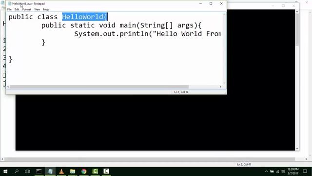 How to Write , Compile and Run Java Program using jdk1.8 notepad and CMD -Urdu Tutorial смотреть онлайн