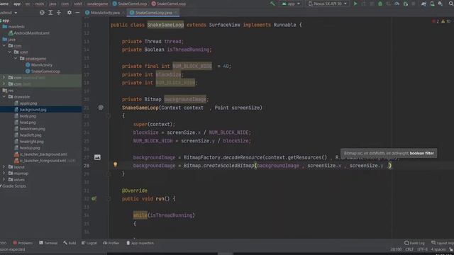 Snake Game In Android | JAVA | Android Studio | PART 1 смотреть онлайн