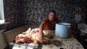 Холодное копчение индейки бройлера сырой маринад