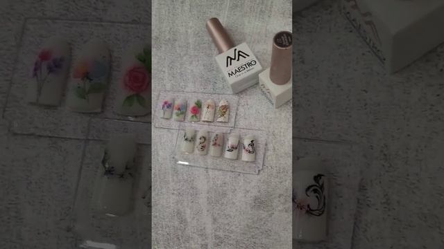 Курс "Акварель" Nail art #nail #nailart #subscribe #naildesign #коррекция #beauty #маникюр #гель