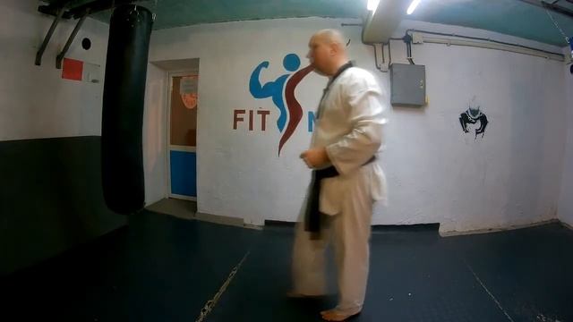 Твид Чаги. Удар в полете через маятник. Техника выполнения. Онлайн тренировка Taekwondo WT . смотреть онлайн