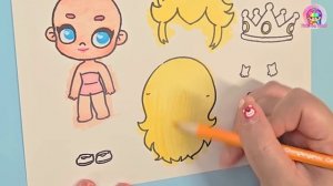 Paper Diy✨Blind Bag Unboxing #outfits #avatarworld #tocaboca