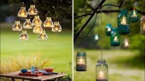 Как сделать своими руками светильник из стеклянной банки Поделки своими руками