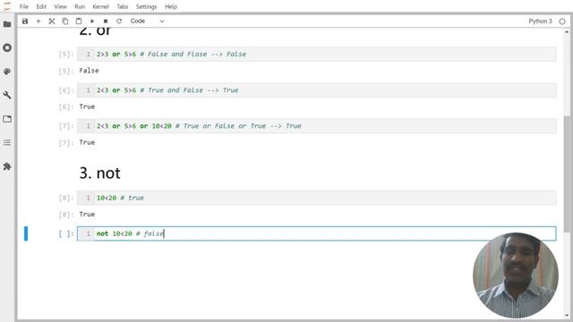 Logical or Boolean Operators смотреть онлайн